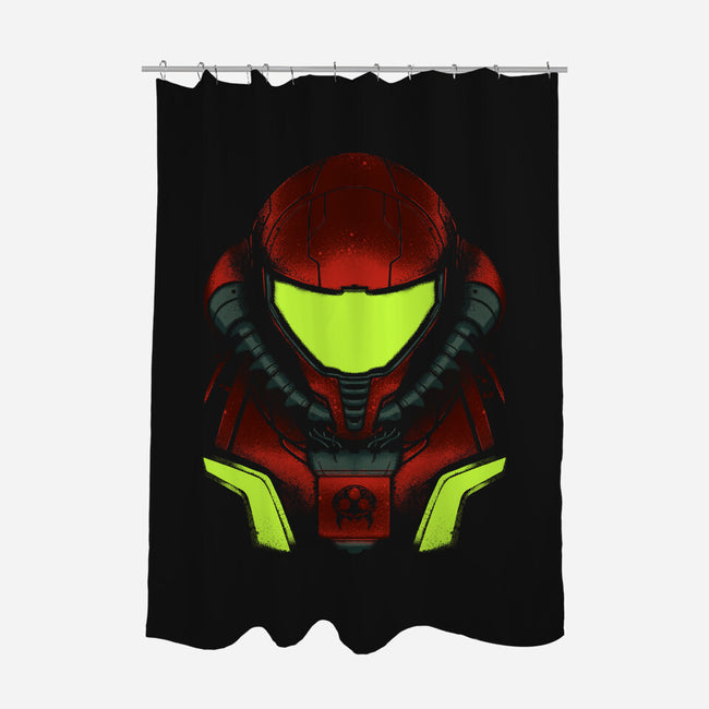 The Space Hunter-none polyester shower curtain-RamenBoy