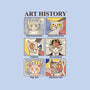 Art History-none removable cover w insert throw pillow-Thiago Correa