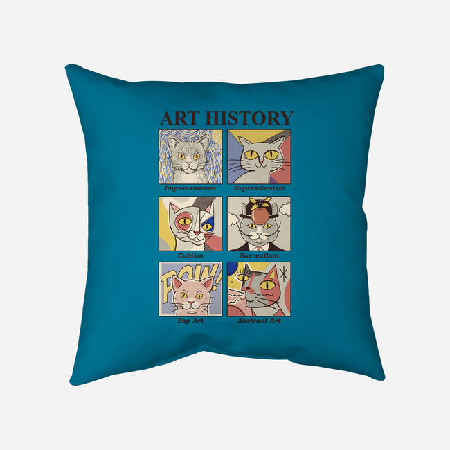 Art History-none removable cover w insert throw pillow-Thiago Correa
