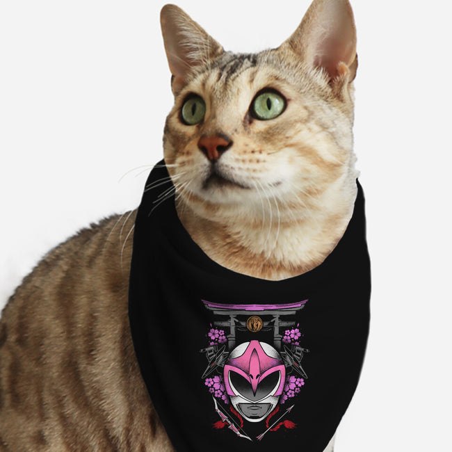 Pink Power-cat bandana pet collar-RamenBoy