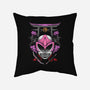 Pink Power-none removable cover throw pillow-RamenBoy