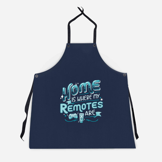 Nerdy Home-unisex kitchen apron-teesgeex