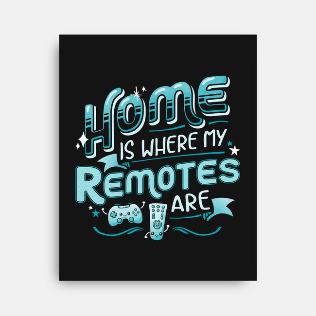 Nerdy Home-none stretched canvas-teesgeex