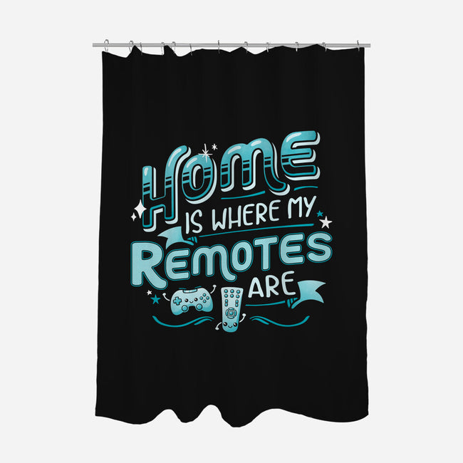 Nerdy Home-none polyester shower curtain-teesgeex