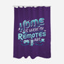 Nerdy Home-none polyester shower curtain-teesgeex
