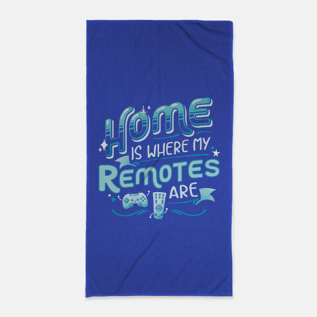 Nerdy Home-none beach towel-teesgeex