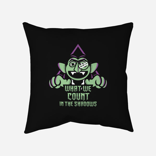 Shadow Count-none removable cover w insert throw pillow-jrberger