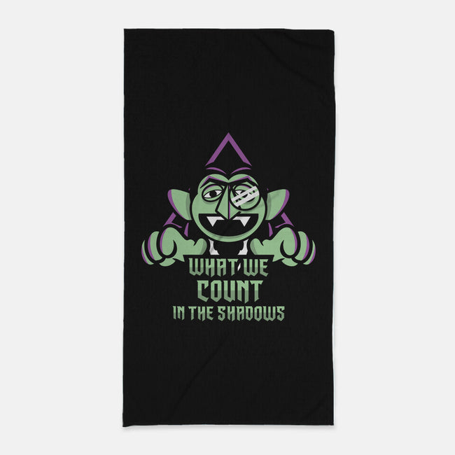 Shadow Count-none beach towel-jrberger