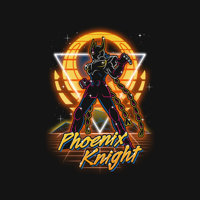 Retro Phoenix Knight-none removable cover w insert throw pillow-Olipop