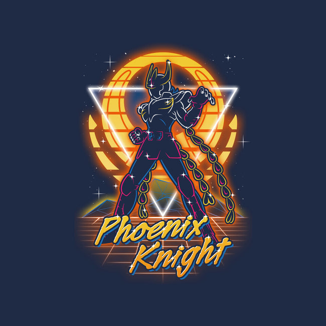 Retro Phoenix Knight-none stretched canvas-Olipop