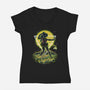 Retro Jupiter Guardian-womens v-neck tee-Olipop