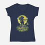 Retro Jupiter Guardian-womens v-neck tee-Olipop