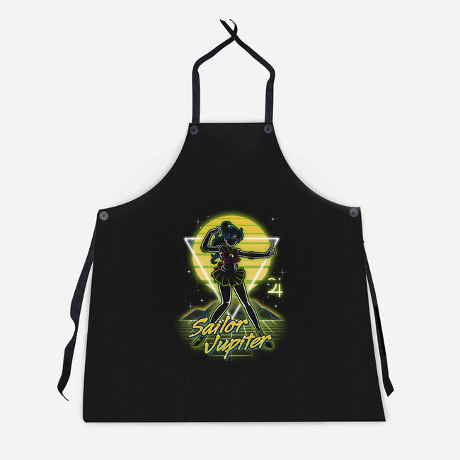 Retro Jupiter Guardian-unisex kitchen apron-Olipop