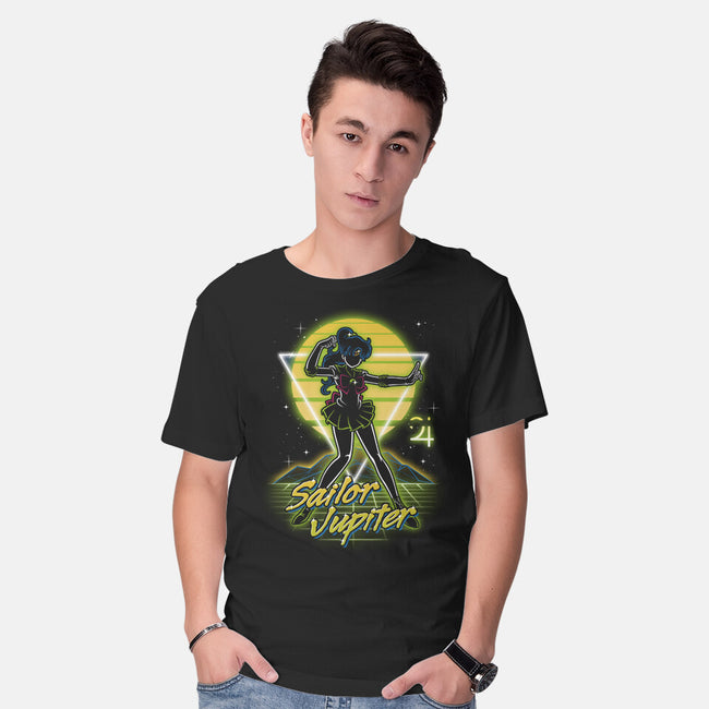 Retro Jupiter Guardian-mens basic tee-Olipop