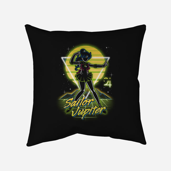 Retro Jupiter Guardian-none removable cover w insert throw pillow-Olipop
