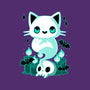 Ghost Cat-none drawstring bag-xMorfina