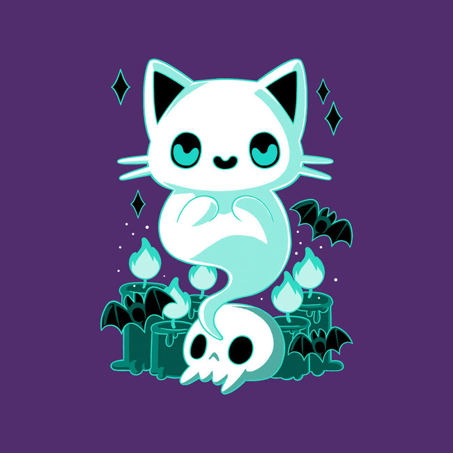 Ghost Cat-womens basic tee-xMorfina