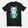 Ghost Cat-womens basic tee-xMorfina