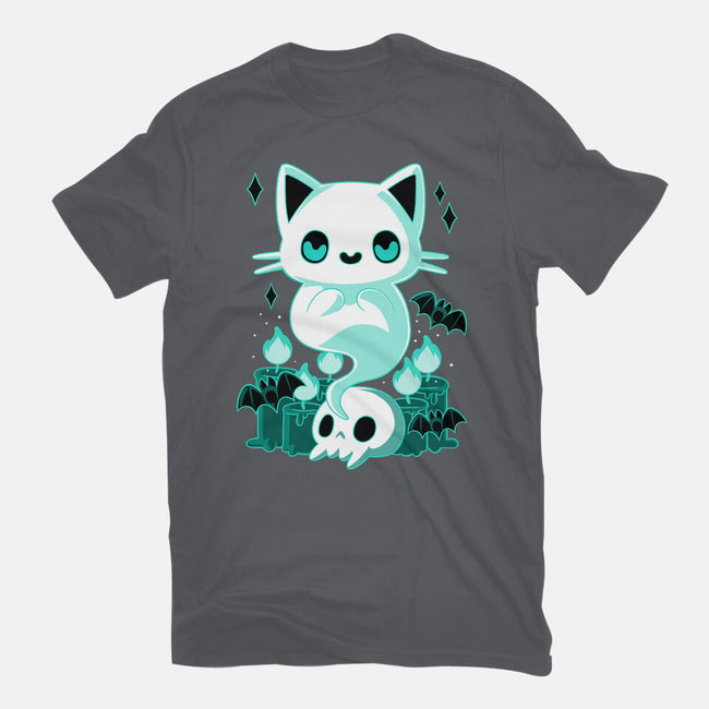 Ghost Cat-mens premium tee-xMorfina