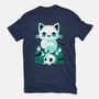 Ghost Cat-womens basic tee-xMorfina