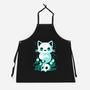 Ghost Cat-unisex kitchen apron-xMorfina