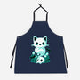 Ghost Cat-unisex kitchen apron-xMorfina