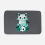 Ghost Cat-none memory foam bath mat-xMorfina