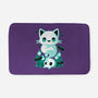 Ghost Cat-none memory foam bath mat-xMorfina