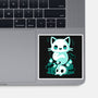 Ghost Cat-none glossy sticker-xMorfina