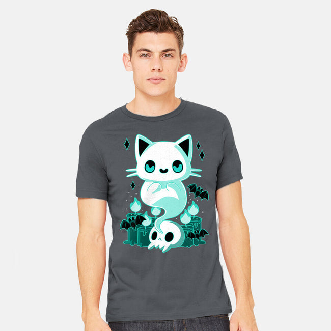 Ghost Cat-mens heavyweight tee-xMorfina