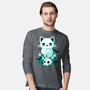 Ghost Cat-mens long sleeved tee-xMorfina