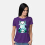 Ghost Cat-womens basic tee-xMorfina