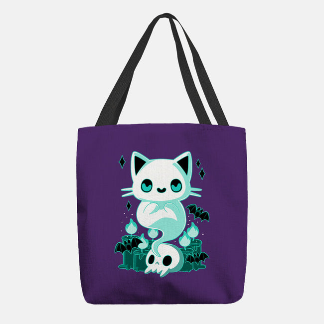 Ghost Cat-none basic tote-xMorfina