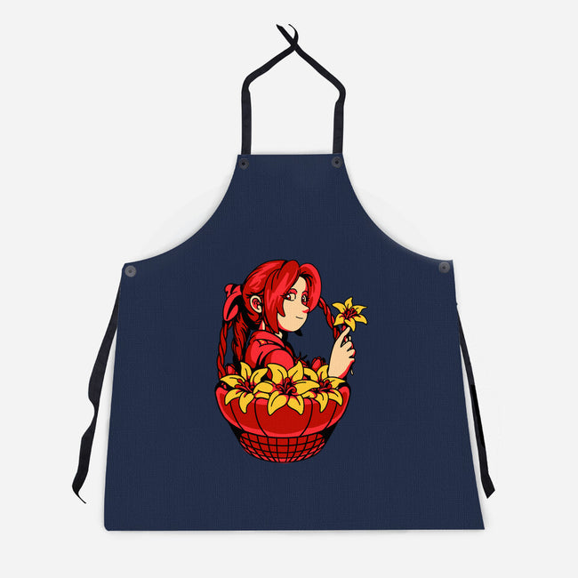 The Flower Girl-unisex kitchen apron-estudiofitas