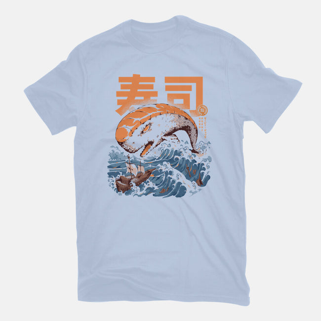 Moby Sushi-womens fitted tee-ilustrata