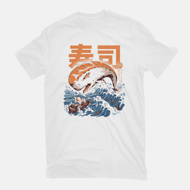 Moby Sushi-womens fitted tee-ilustrata