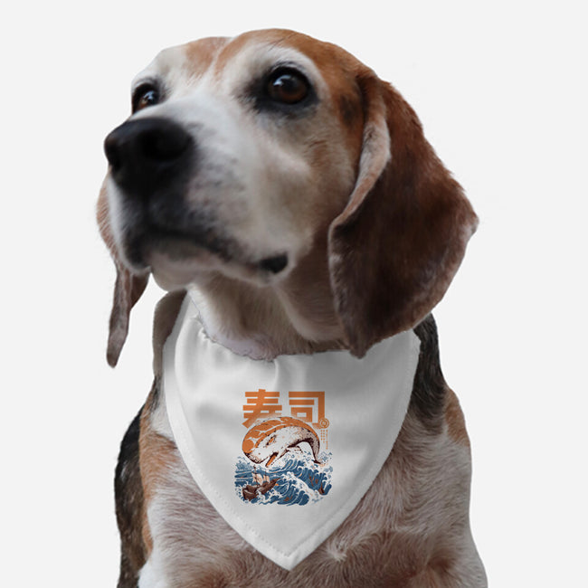 Moby Sushi-dog adjustable pet collar-ilustrata