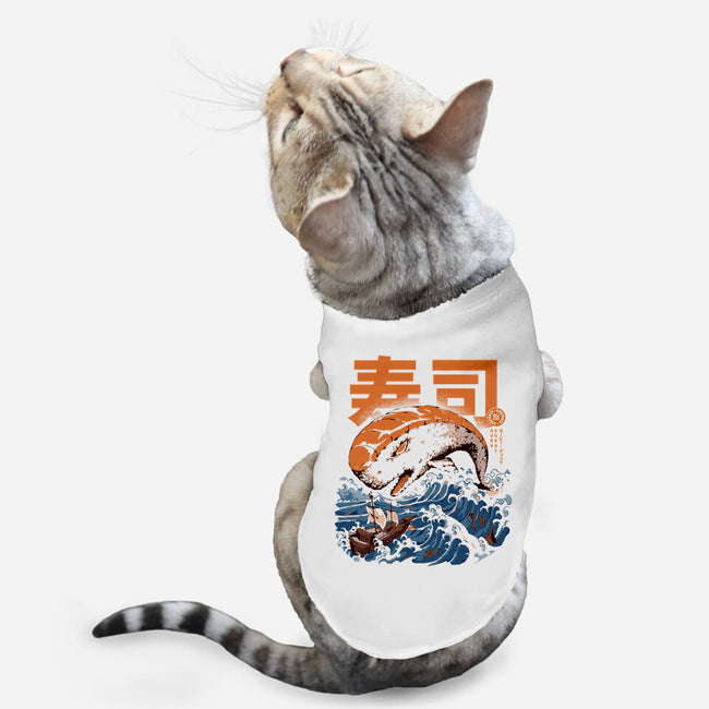Moby Sushi-cat basic pet tank-ilustrata