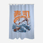 Moby Sushi-none polyester shower curtain-ilustrata