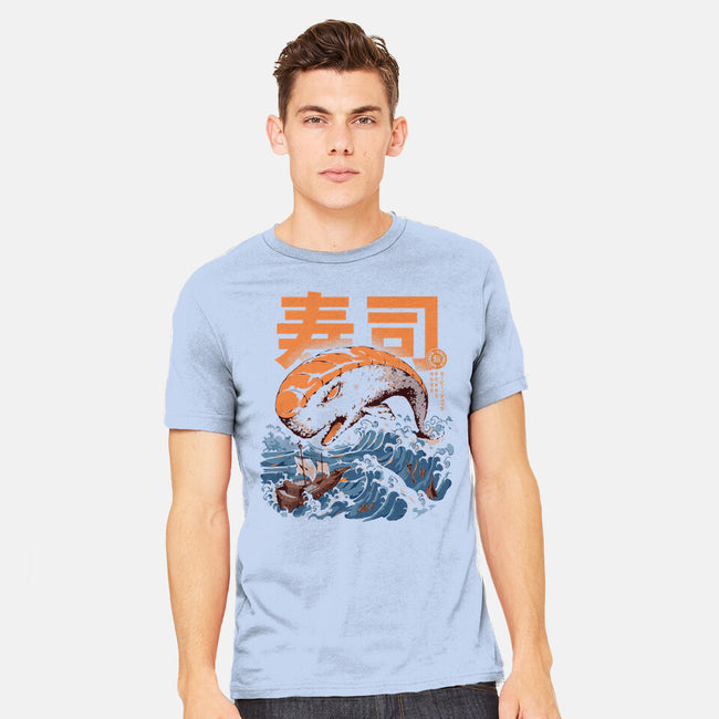 Moby Sushi-mens heavyweight tee-ilustrata