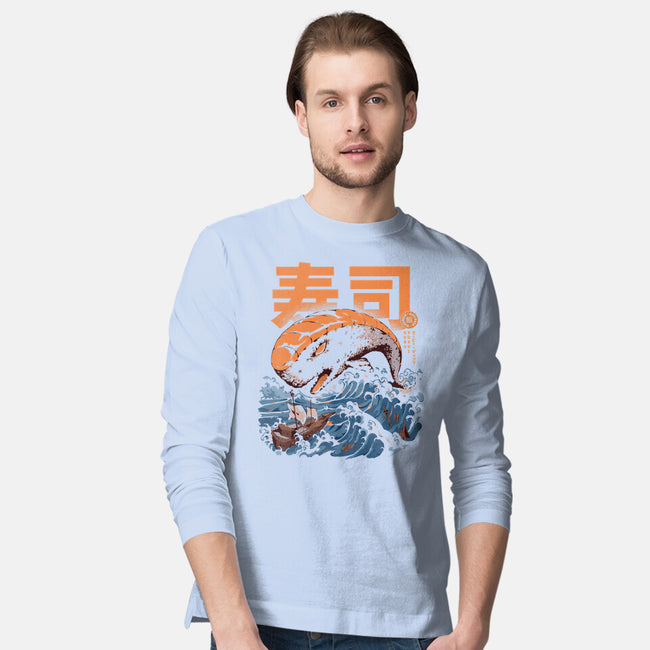 Moby Sushi-mens long sleeved tee-ilustrata