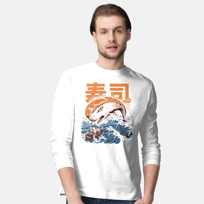 Moby Sushi-mens long sleeved tee-ilustrata