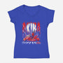 Neon Akira-womens v-neck tee-silentOp