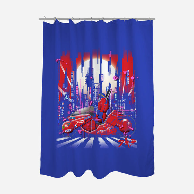 Neon Akira-none polyester shower curtain-silentOp
