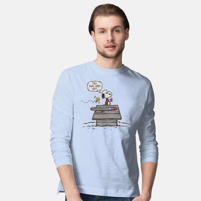 Tea. Earl Grey. Hot.-mens long sleeved tee-kg07