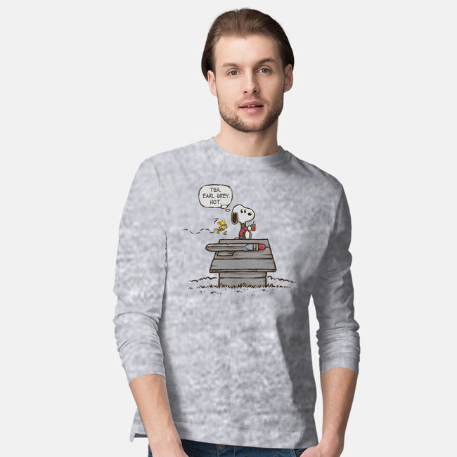 Tea. Earl Grey. Hot.-mens long sleeved tee-kg07