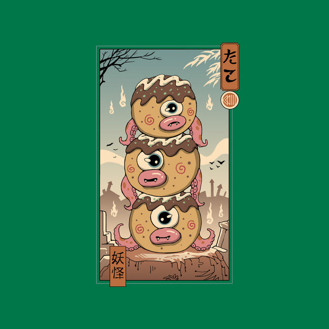 Yokai Takoyaki In Edo-none drawstring bag-vp021