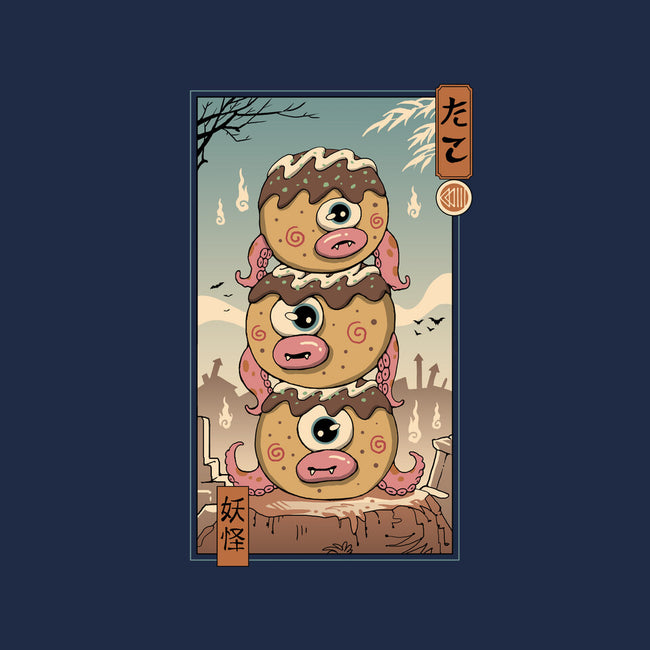 Yokai Takoyaki In Edo-unisex pullover sweatshirt-vp021