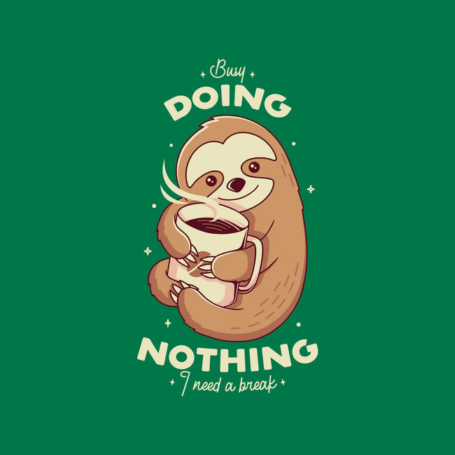 Sloth Coffee-none drawstring bag-Alundrart