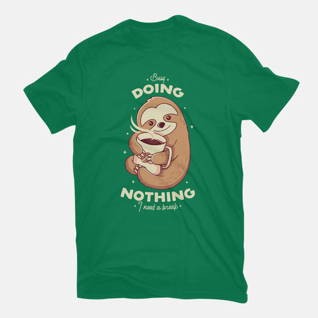 Sloth Coffee-mens heavyweight tee-Alundrart